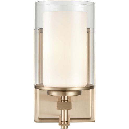 Huderson 1 Light 6.5 inch Modern Gold Bathroom Wall Sconce Wall Light
